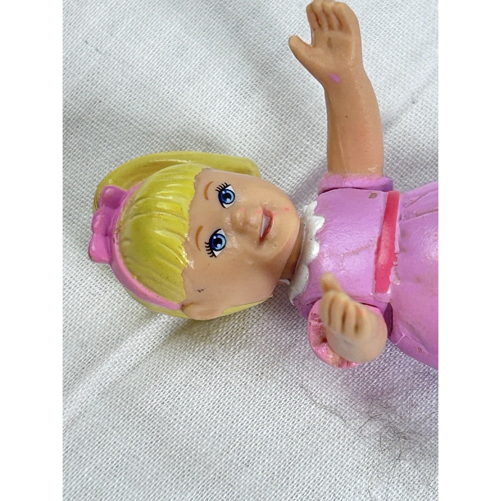 Vintage Toys R Us Loving Family You & Me Happy Together Blonde Sister Doll 2.5" - Picture 7 of 8